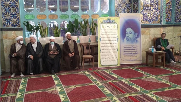 مراسم بزرگداشت مرحوم حضرت آیت الله علوی گرگانی در مسجد سراج الملک تهران