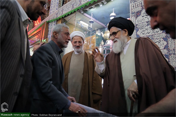 مراسم نکوداشت آیت الله سید حسن سعادت مصطفوی در مسجد جامع نیاوران 1397