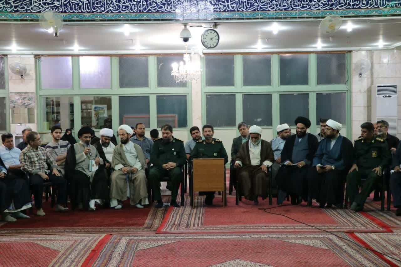 نشست «قرارگاه بی‌قراری» در مسجد جعفری گیشا